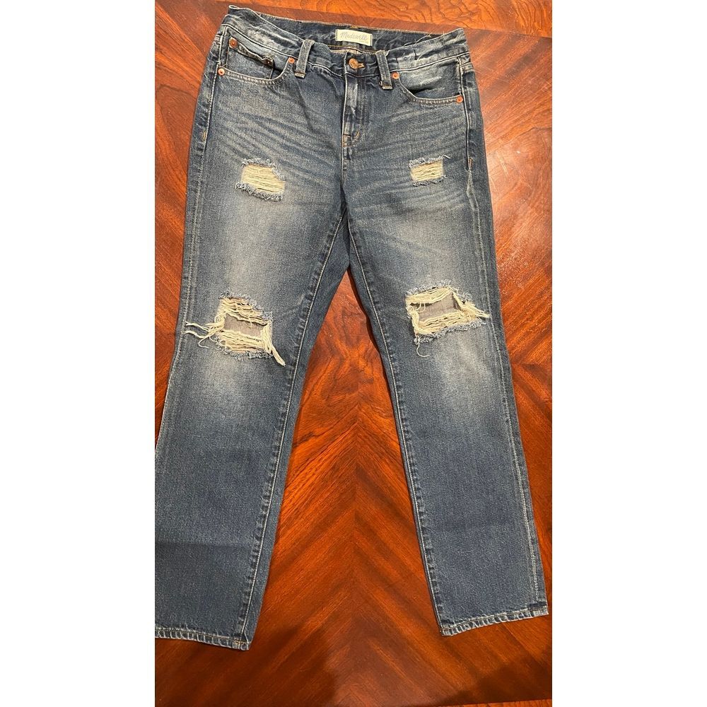 Madewell boyjean womens distressed jeans‎ size 25